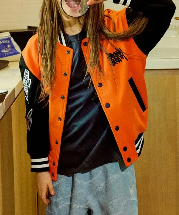 Варсити куртка Kids Sprd, Brownbreath Kids, оранжевый