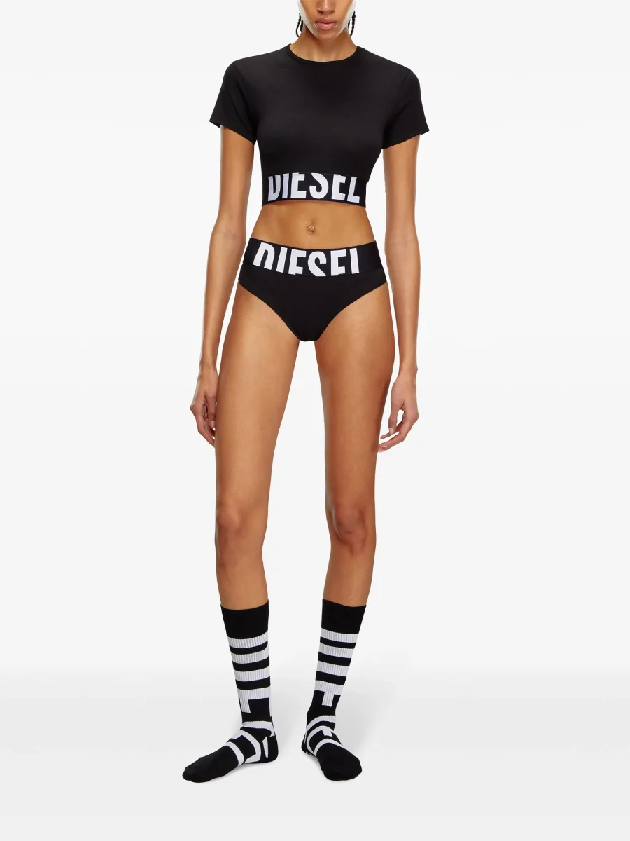 Футболка Diesel Uftee, черный/белый