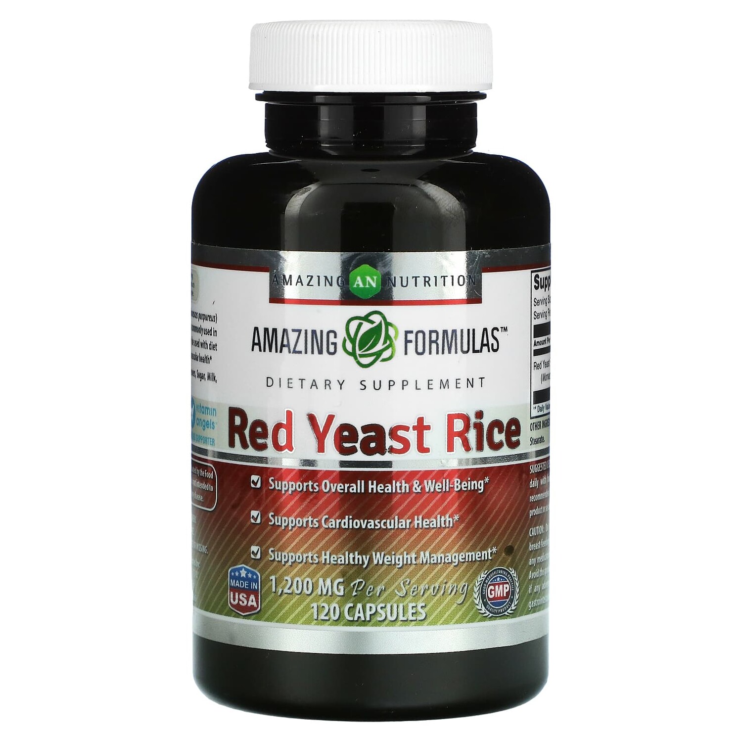 

Красный Дрожжевой Рис Amazing Nutrition, 120 капсул