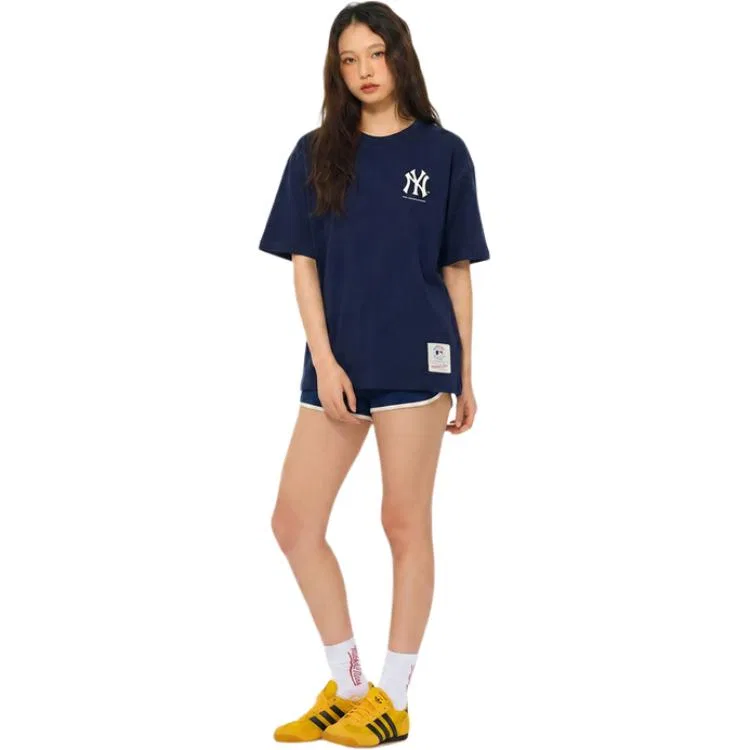 Детская футболка с принтом X MLB New York Yankees Mitchell Ness, Ecru — фото 4