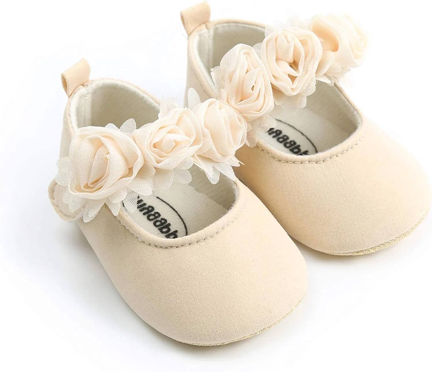 Детские туфли Мэри Джейн для девочек Princess Sparkly Mary Jane RVROVIC, Beige