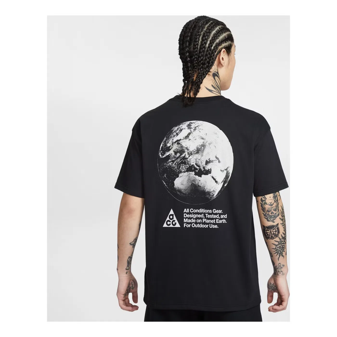 Футболка с принтом X ACG Nike, черный