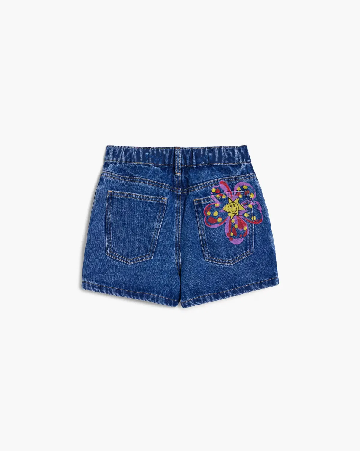 Детские шорты для девочек джинсовые Desigual, Azul — фото 2