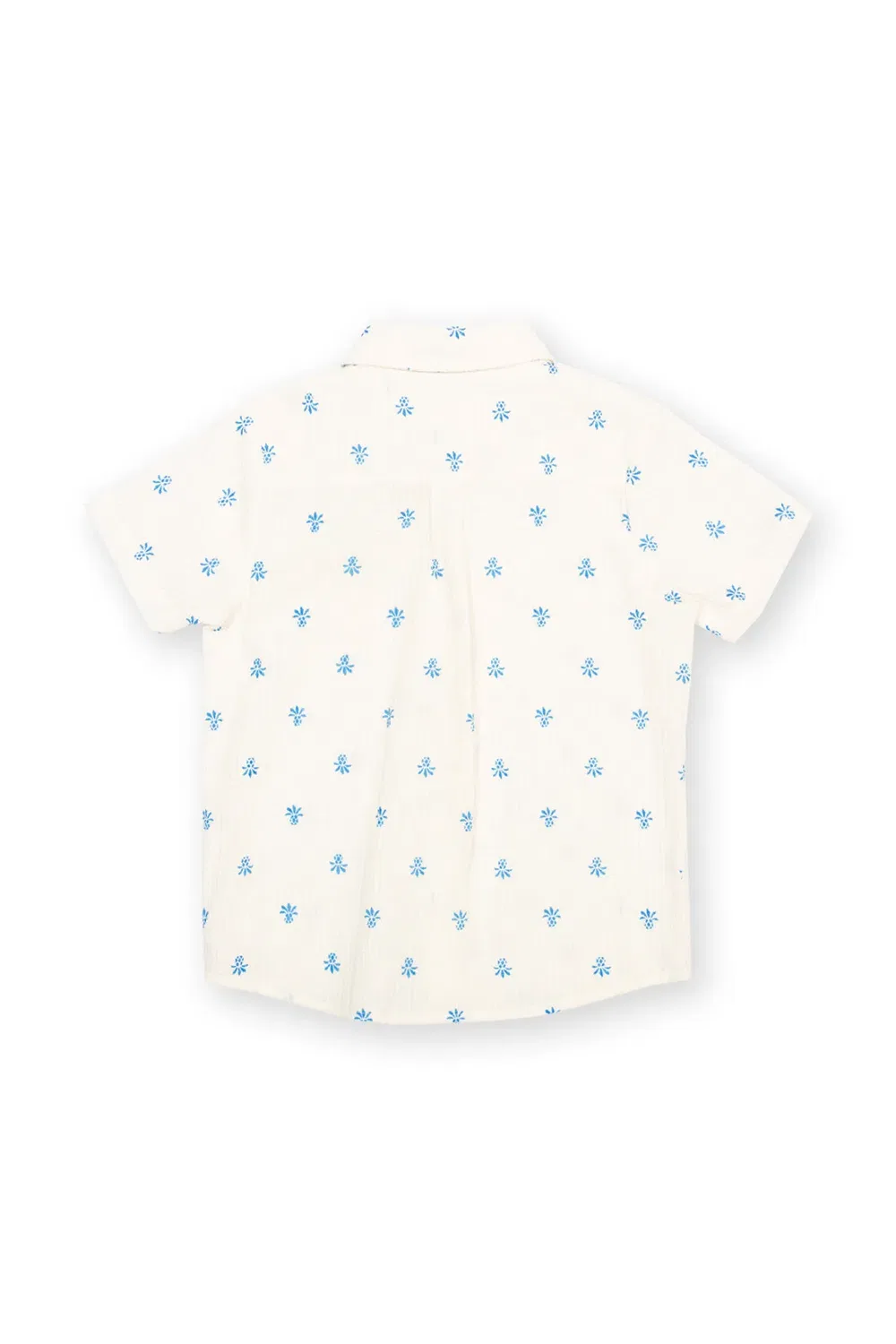 Детская рубашка с принтом Pineapple Polka Kite, Cream — фото 4