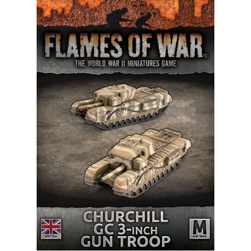 

Фигурки Churchill 3″ Gun Carrier (X2)