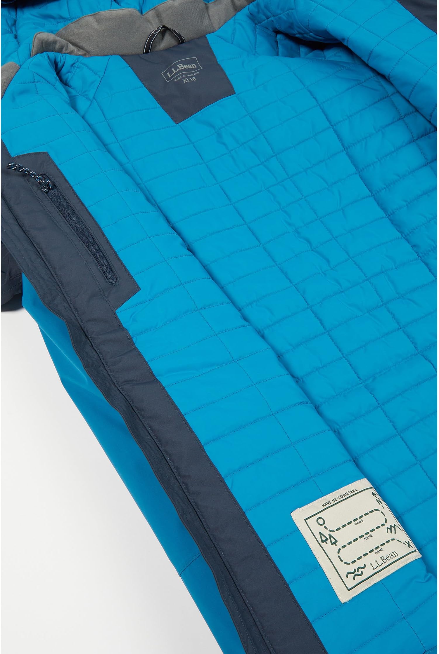 Водонепроницаемая горнолыжная куртка Wildcat L.L.Bean Kids, Deep Glacier Blue — фото 2