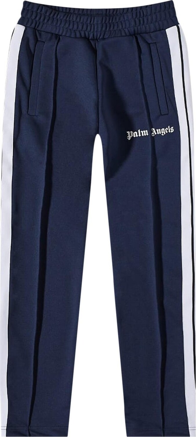 

Брюки Palm Angels Slim Track Pants 'Navy Blue/White', синий