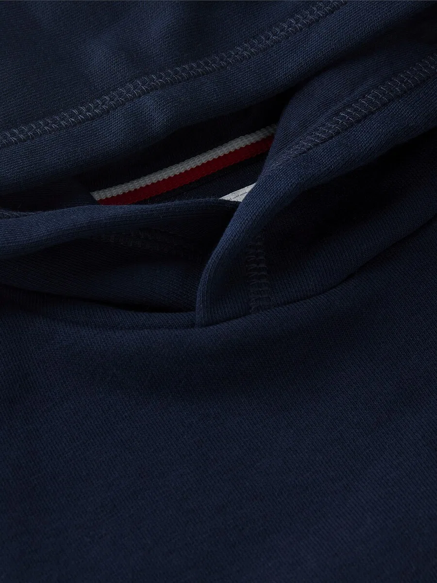 Толстовка TOMMY HILFIGER темно-синего цвета — фото 3