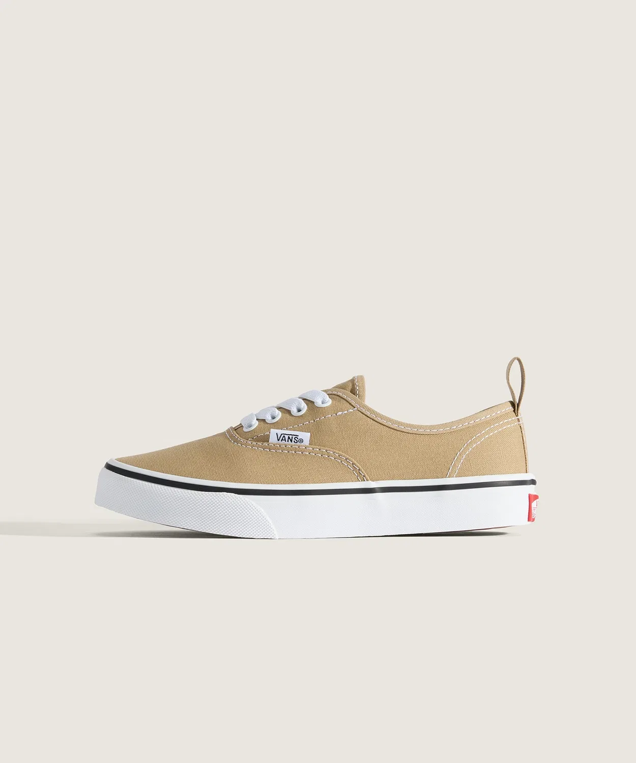 Детские кеды с эластичными шнурками Authentic Elastic Lace VANS, Beige