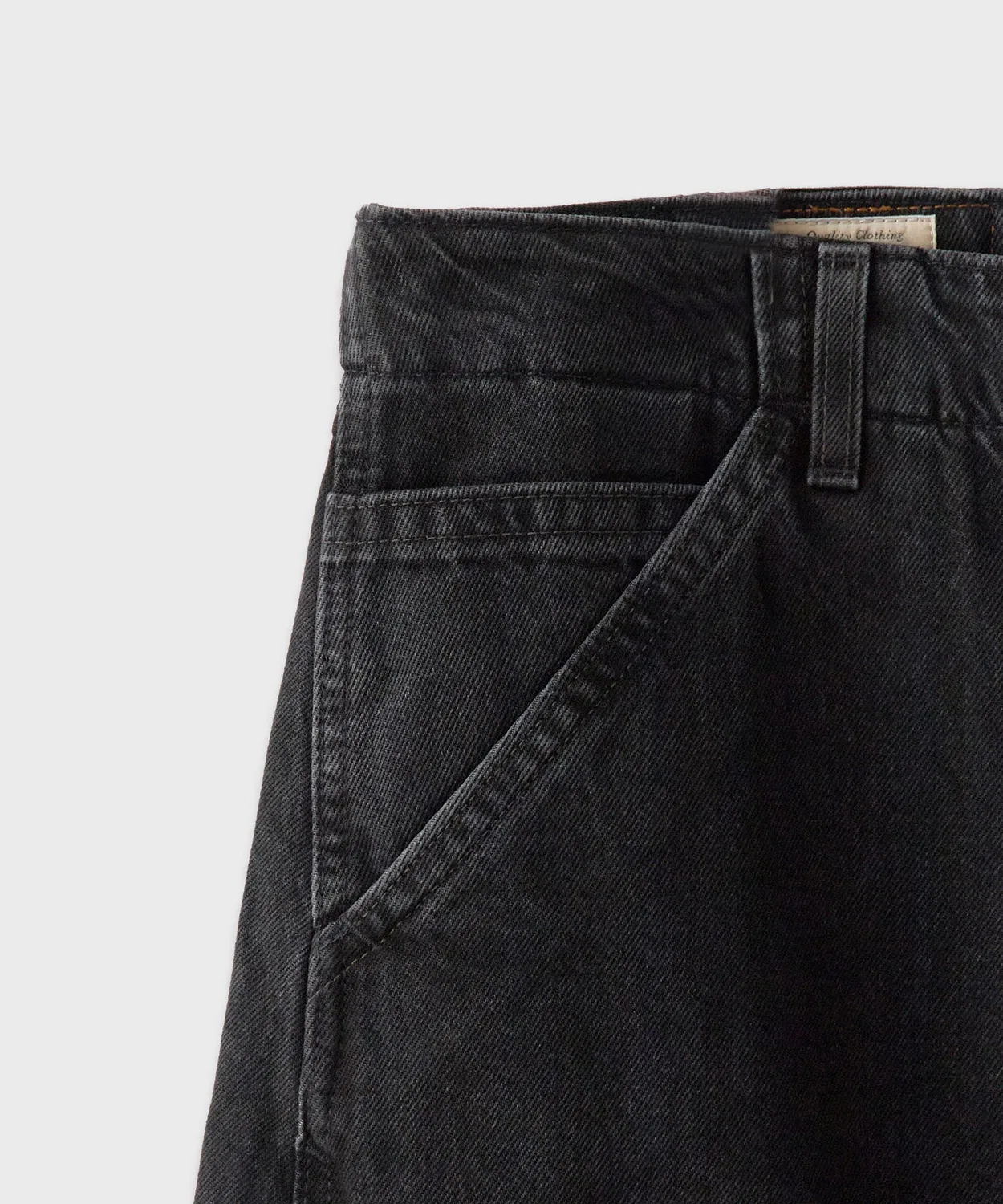 Мужские джинсы свободного кроя с широкой штаниной Levi's Baggy Barrel, Черный — фото 4
