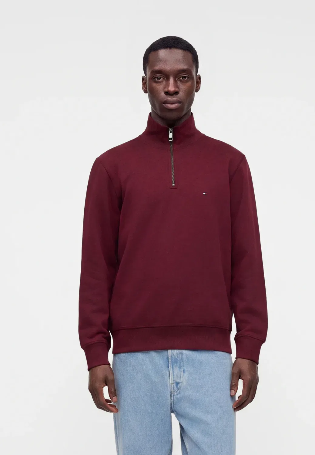 Незаменимый элемент гардероба - толстовка Tommy Hilfiger, Burgundy