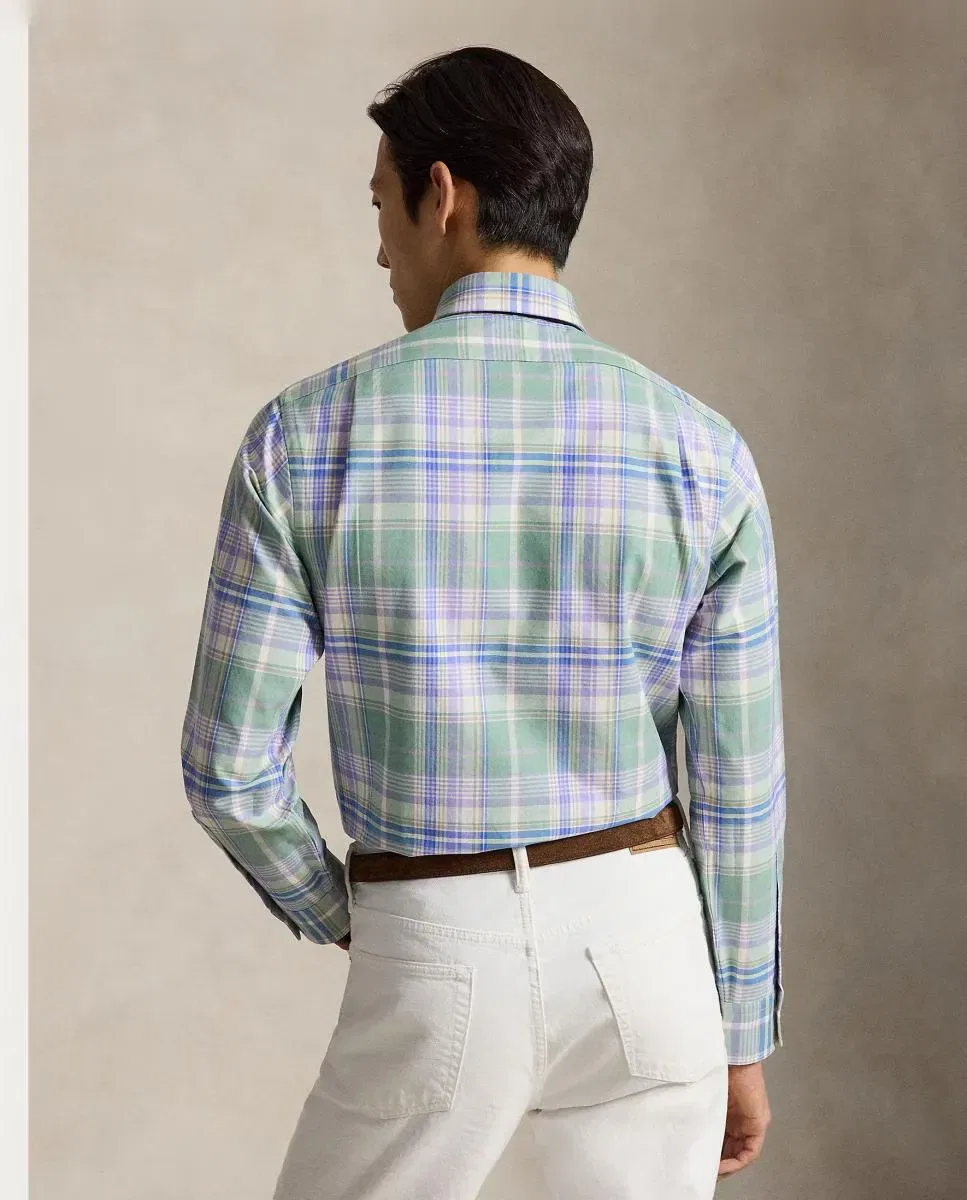 Мужская рубашка Oxford с принтом Polo Ralph Lauren, Multicolor — фото 2