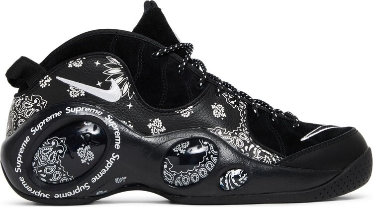 

Кроссовки Nike Supreme x Air Zoom Flight 95 SP 'Black', черный