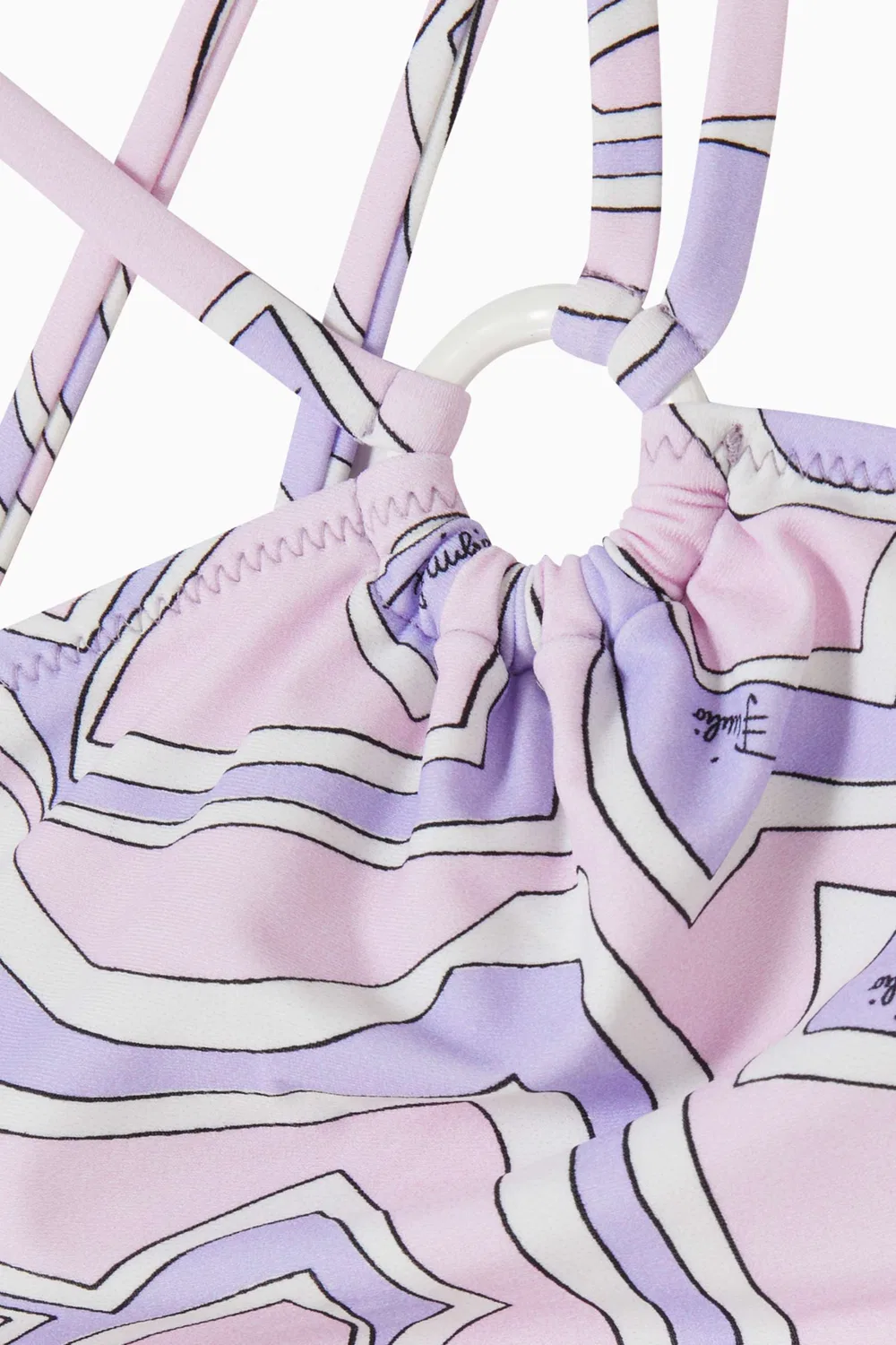Комплект бикини с принтом на одно плечо Emilio Pucci — фото 3