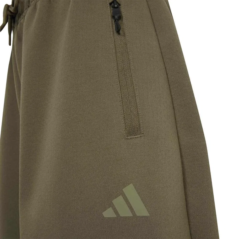 Детские спортивные брюки с баррель-кроем Z.N.E Track Adidas, Green — фото 3