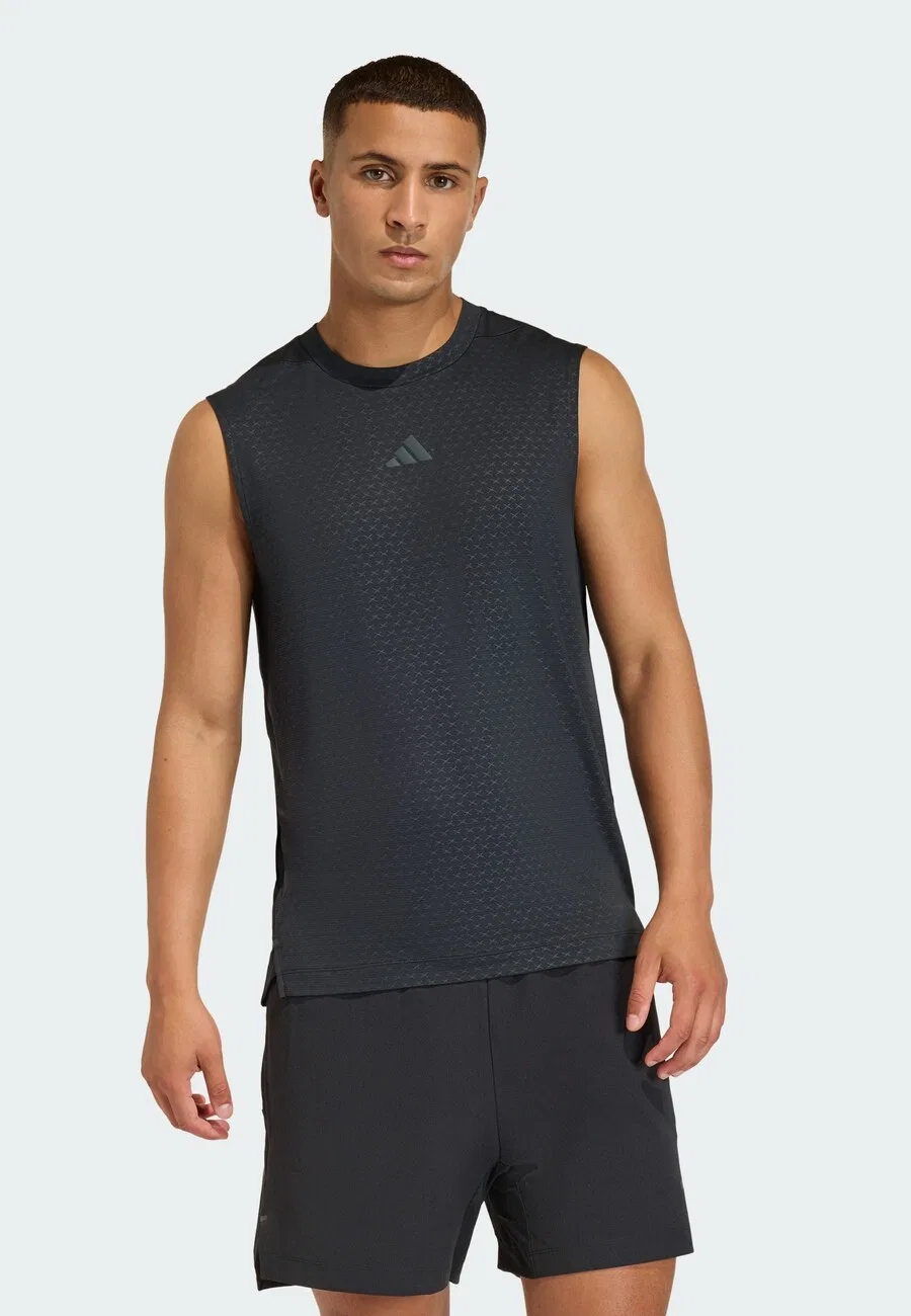 Спортивная футболка ADIDAS PERFORMANCE Performance Shirt 'D4T Power' черного цвета — фото 2