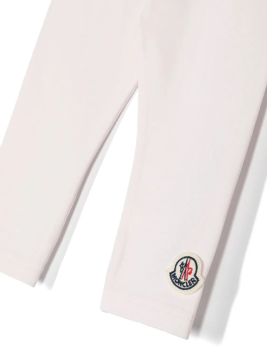 Леггинсы с логотипом и эластичным поясом MONCLER GENIUS, розовый — фото 3