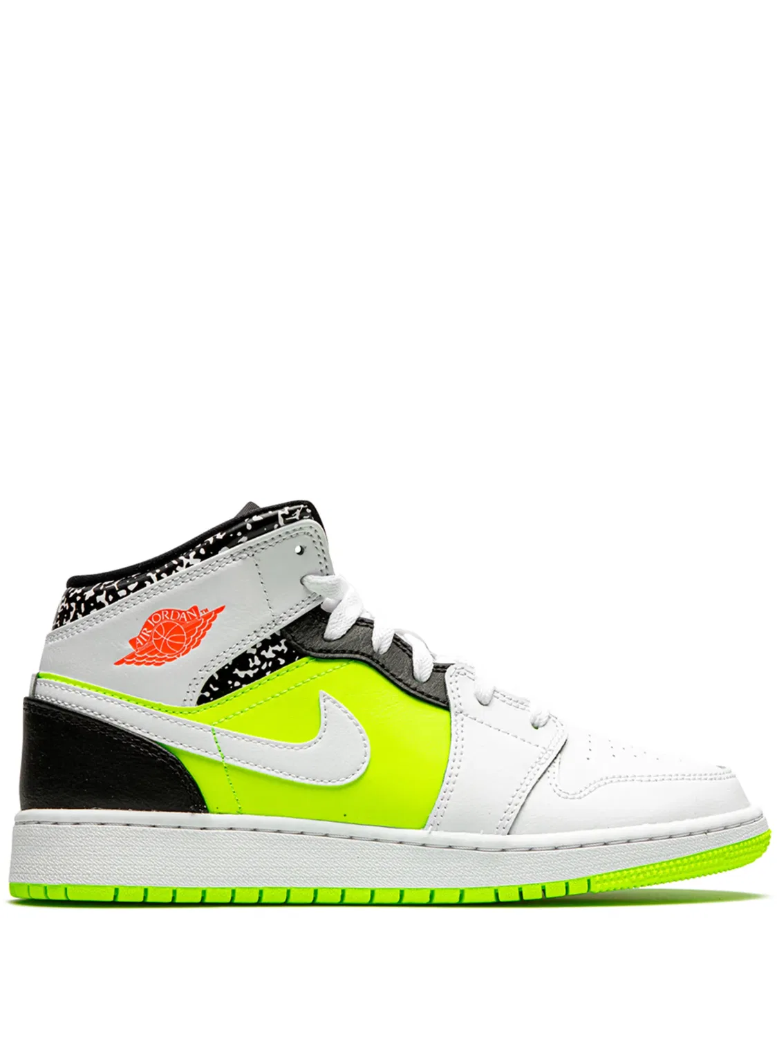 Кроссовки Air Jordan 1 Mid Notebook, белый