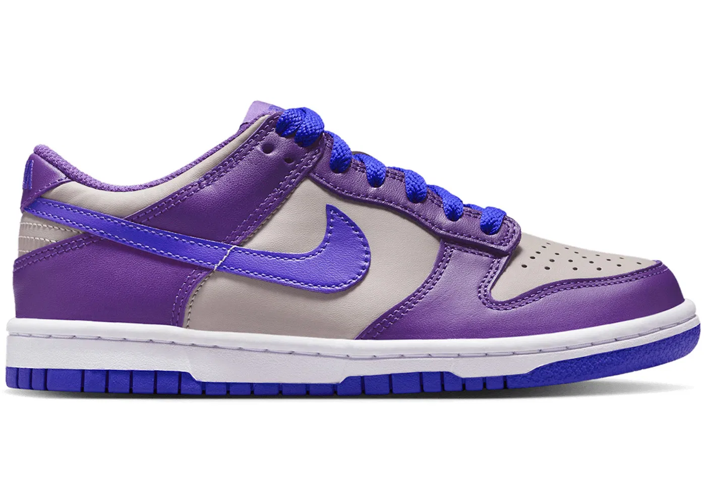 Детские кроссовки Lifestyle Nike Dunk Low Nike, College Grey Wild Grape White Persian Violet