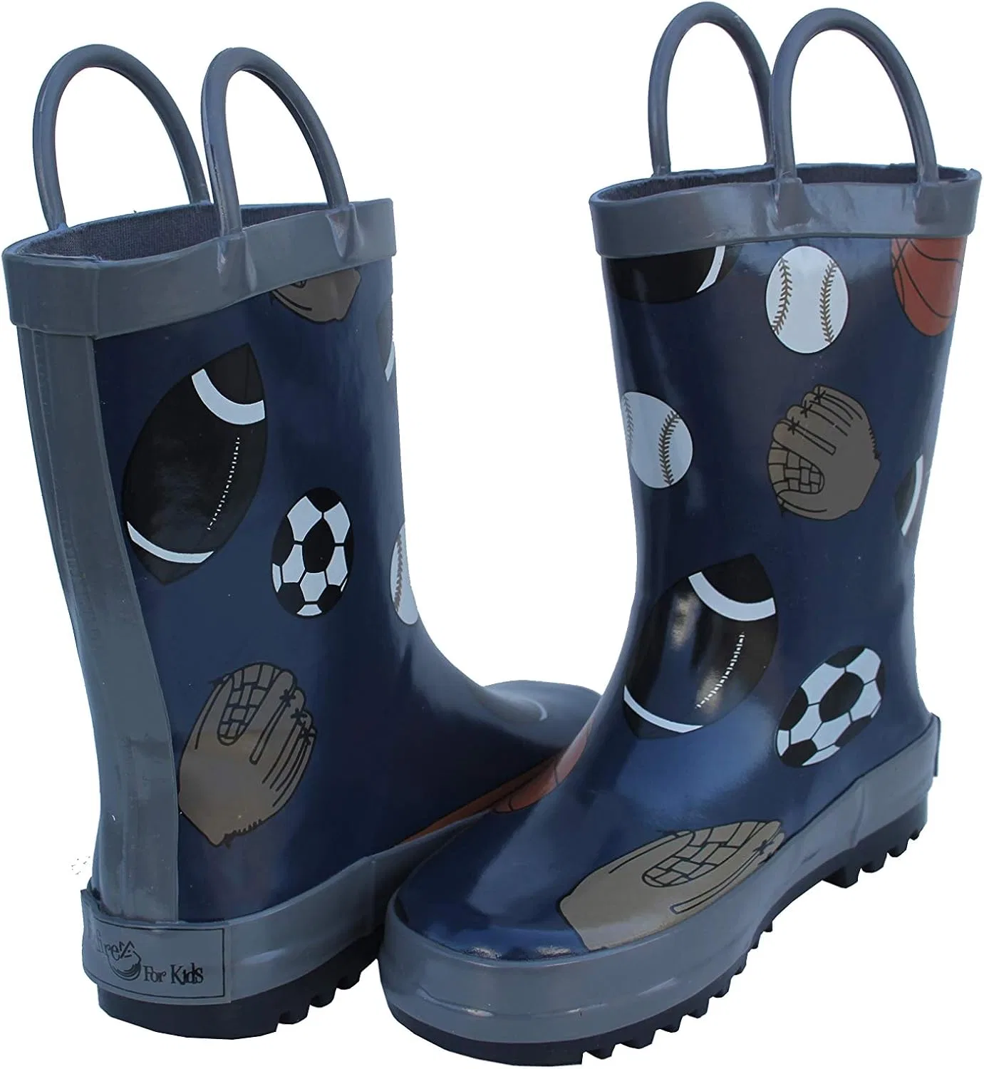 Детские резиновые сапоги для мальчиков Foxfire, Navy Sports