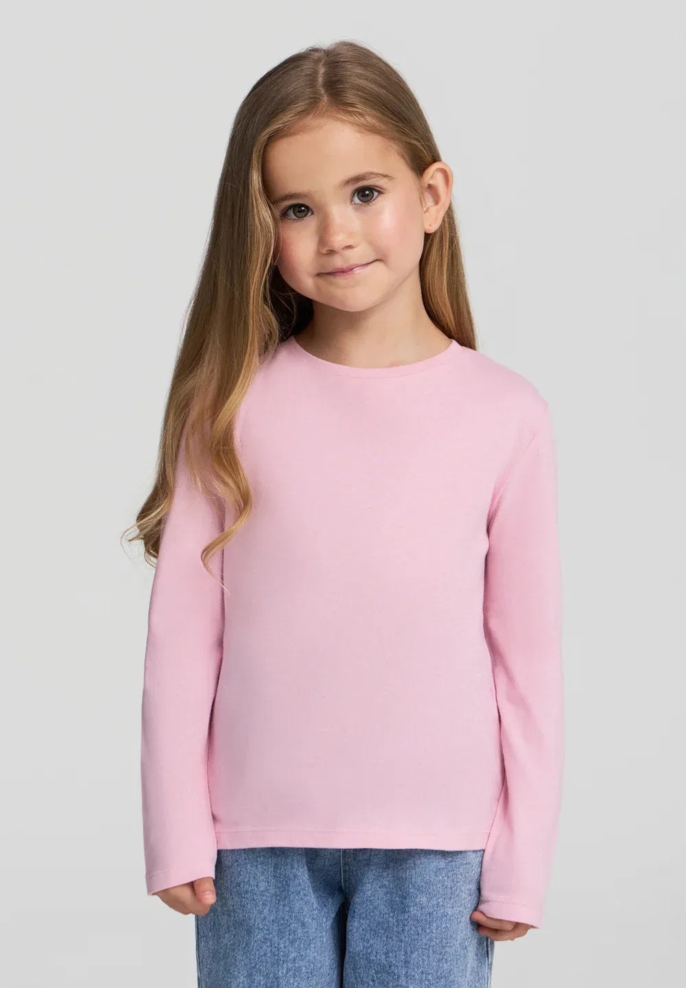 Комплект 3 - футболка с длинными рукавами Terranova, 1X White, 1X Pink, 1X Lilac — фото 4