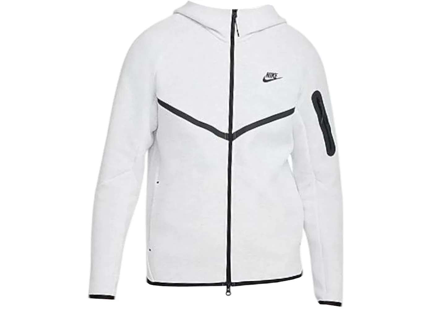 Мужская худи Tech Fleece Windrunner Nike, Birch Heather Black