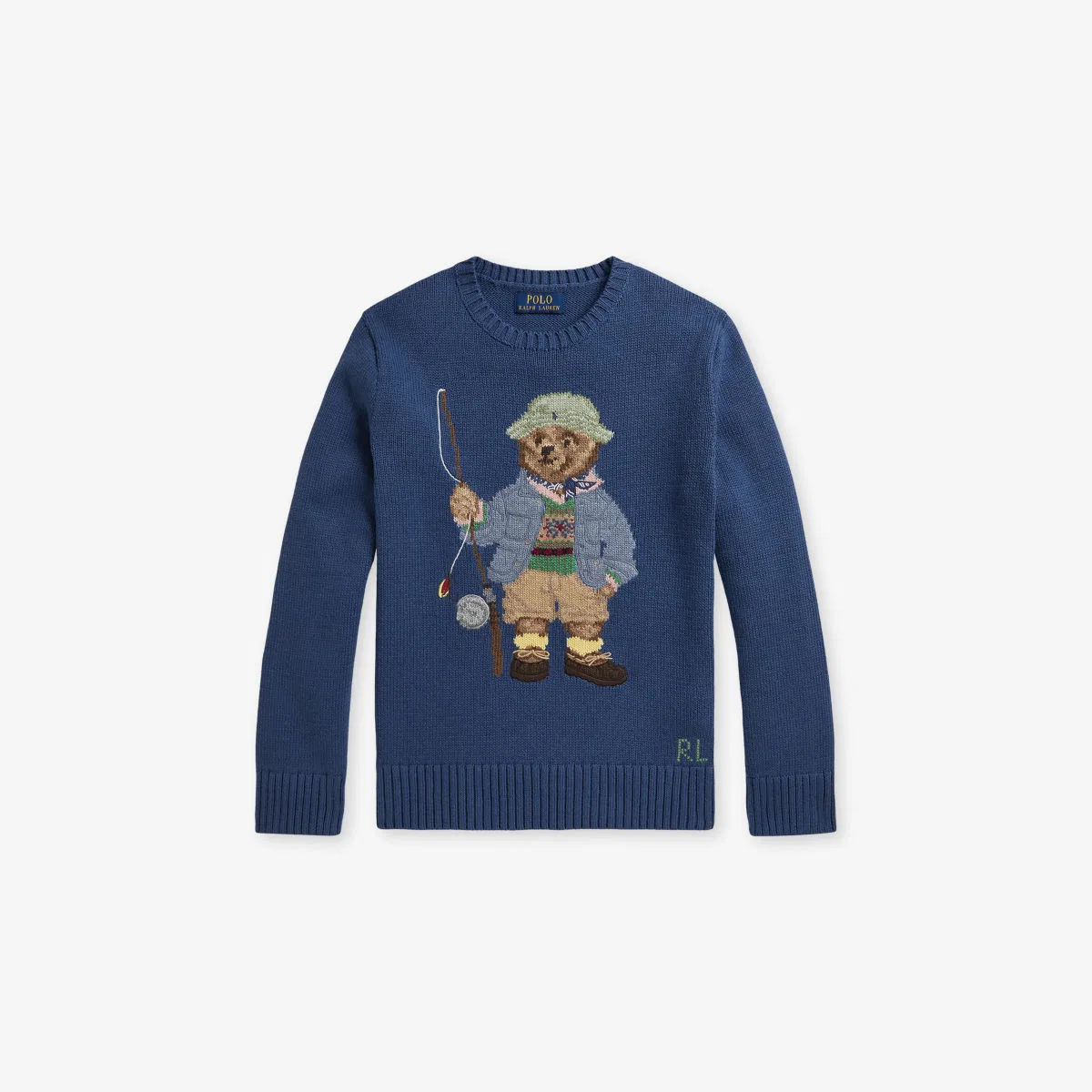 Фирменный хлопковый вязаный джемпер для мальчиков Polo Ralph Lauren