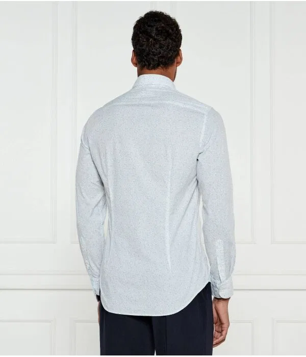 Мужская рубашка с принтом Floral Slim Fit Tommy Hilfiger, белый — фото 3