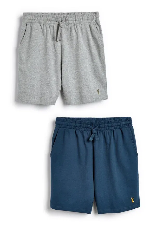 Комплект шорт 2 шт, хлопок, Lightweight shorts, Next Grey, синий/серый — фото 4