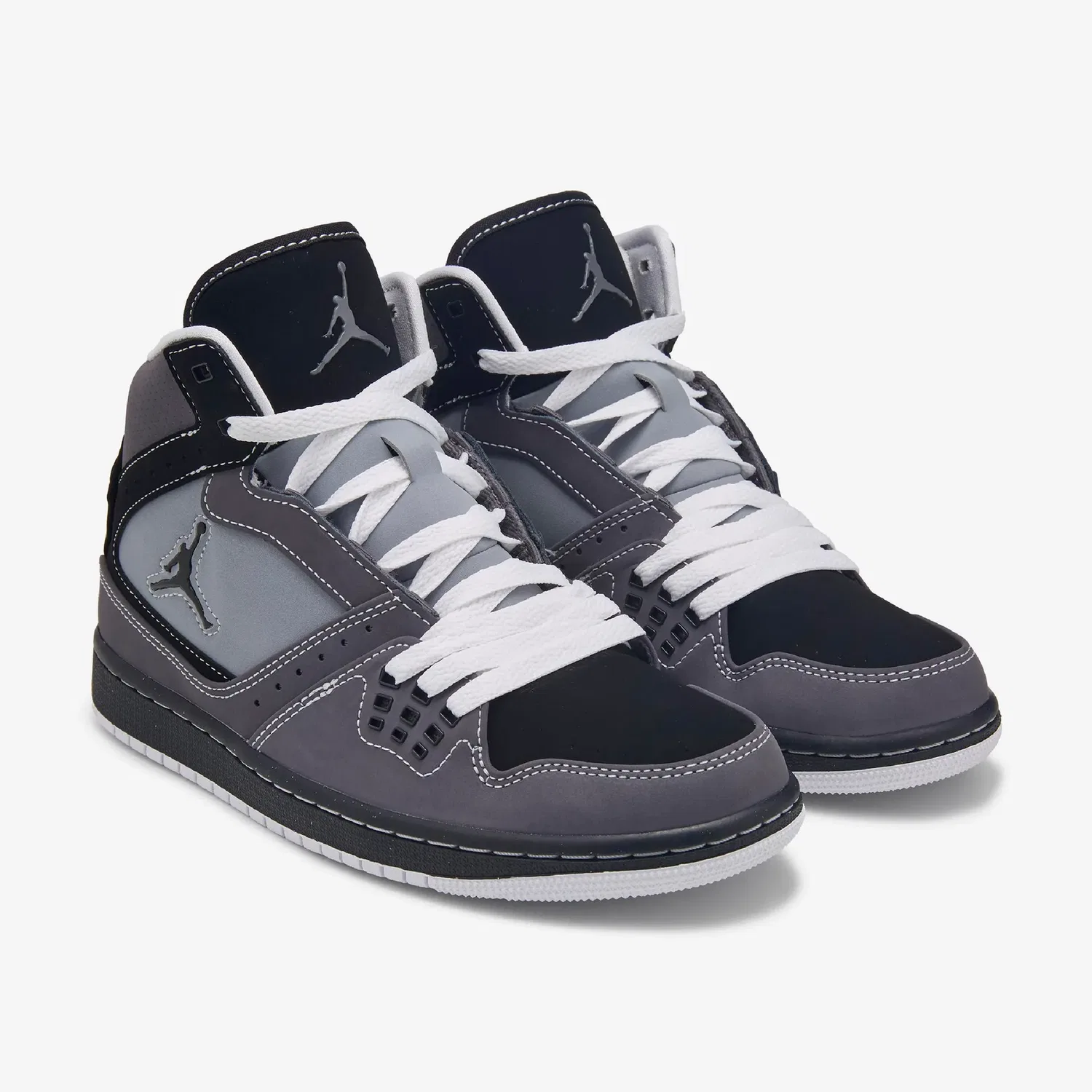 Детские кроссовки средней высоты 1 Flight Jordan, Grey/Black