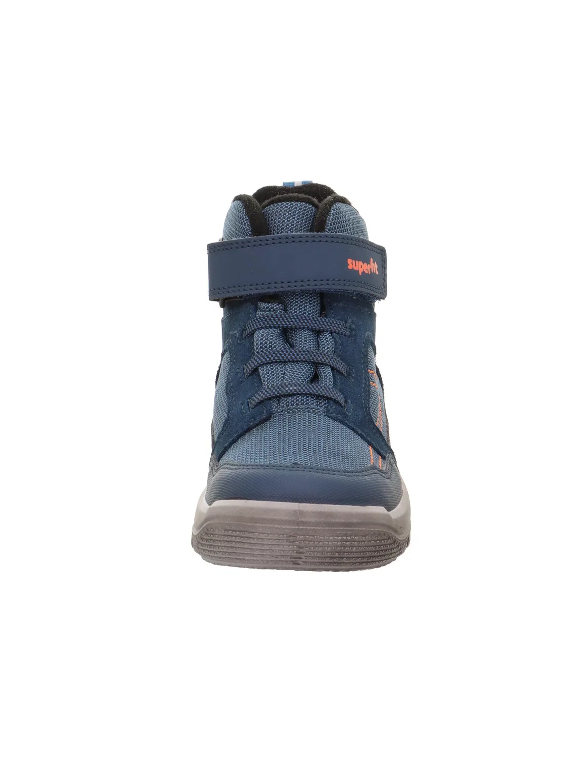 Детские снежные ботинки для мальчиков с мембраной Mars Lightly Lined Gore-Tex Superfit, Blue Orange 8010 — фото 2