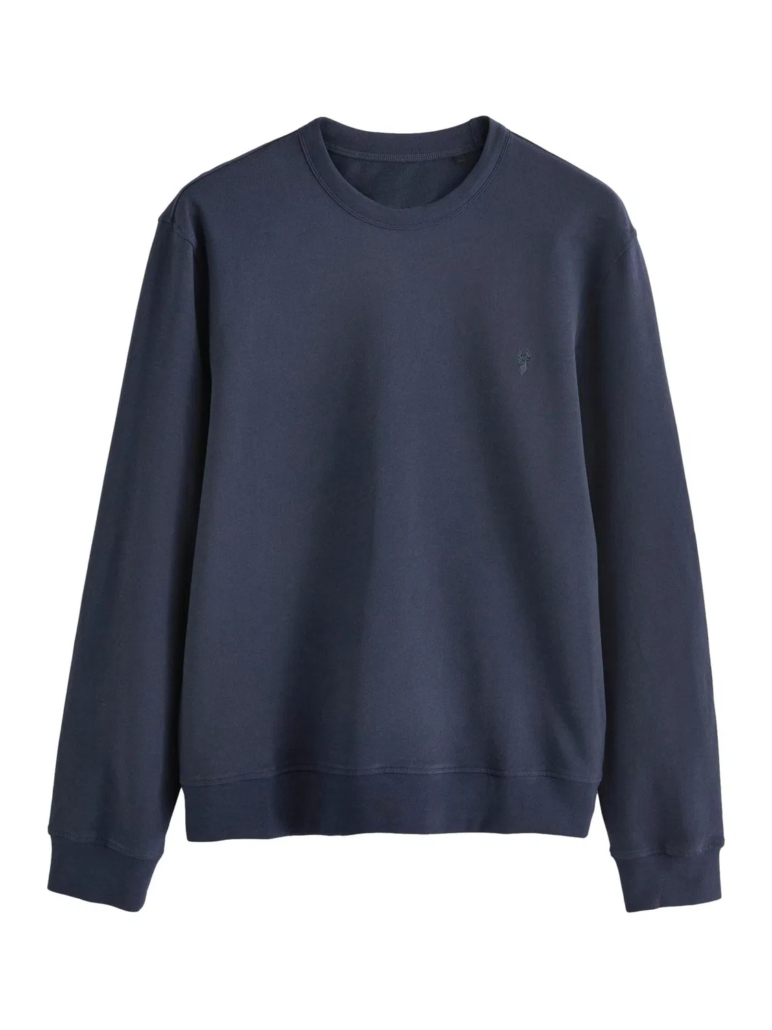 Мужской хлопковый свитшот Lightweight Crew Neck NEXT, Navy Blue