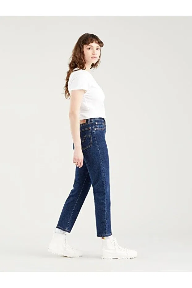 Женские джинсы скинни Levi'S, Dark Indigo - Flat Finish — фото 4