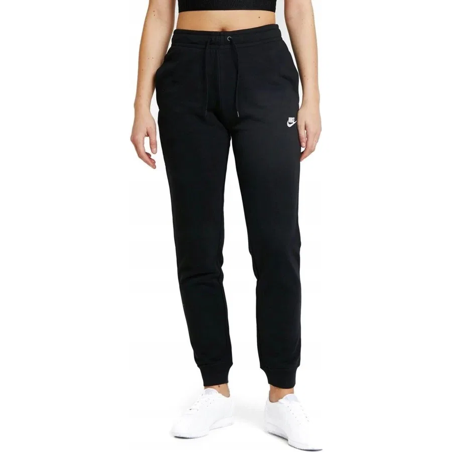 Женские спортивные штаны Nike Sportswear Collection Essentials Fleece, Черный — фото 4