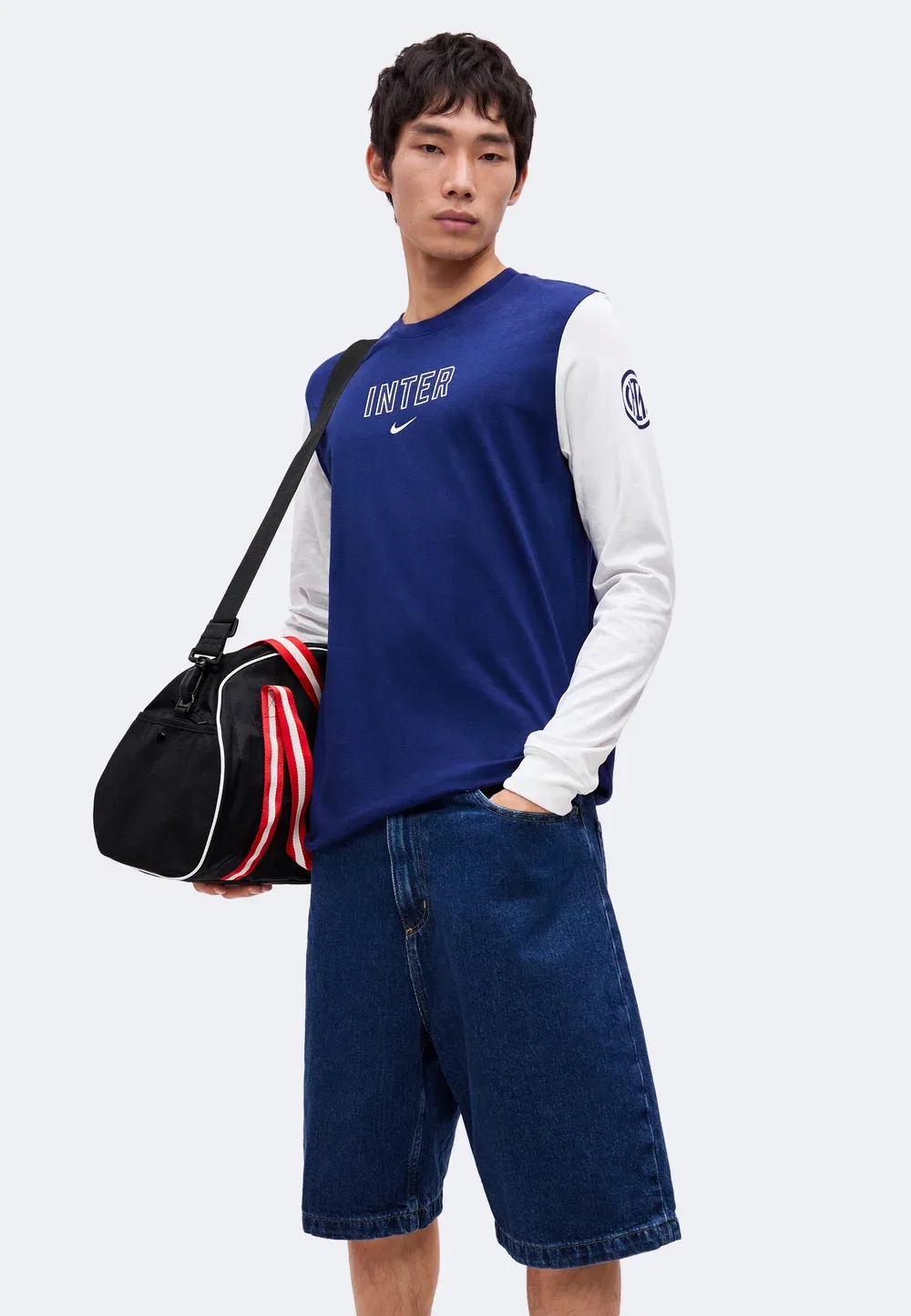 Футболка Inter Americana - клубная одежда Nike Performance, Blue Void — фото 4