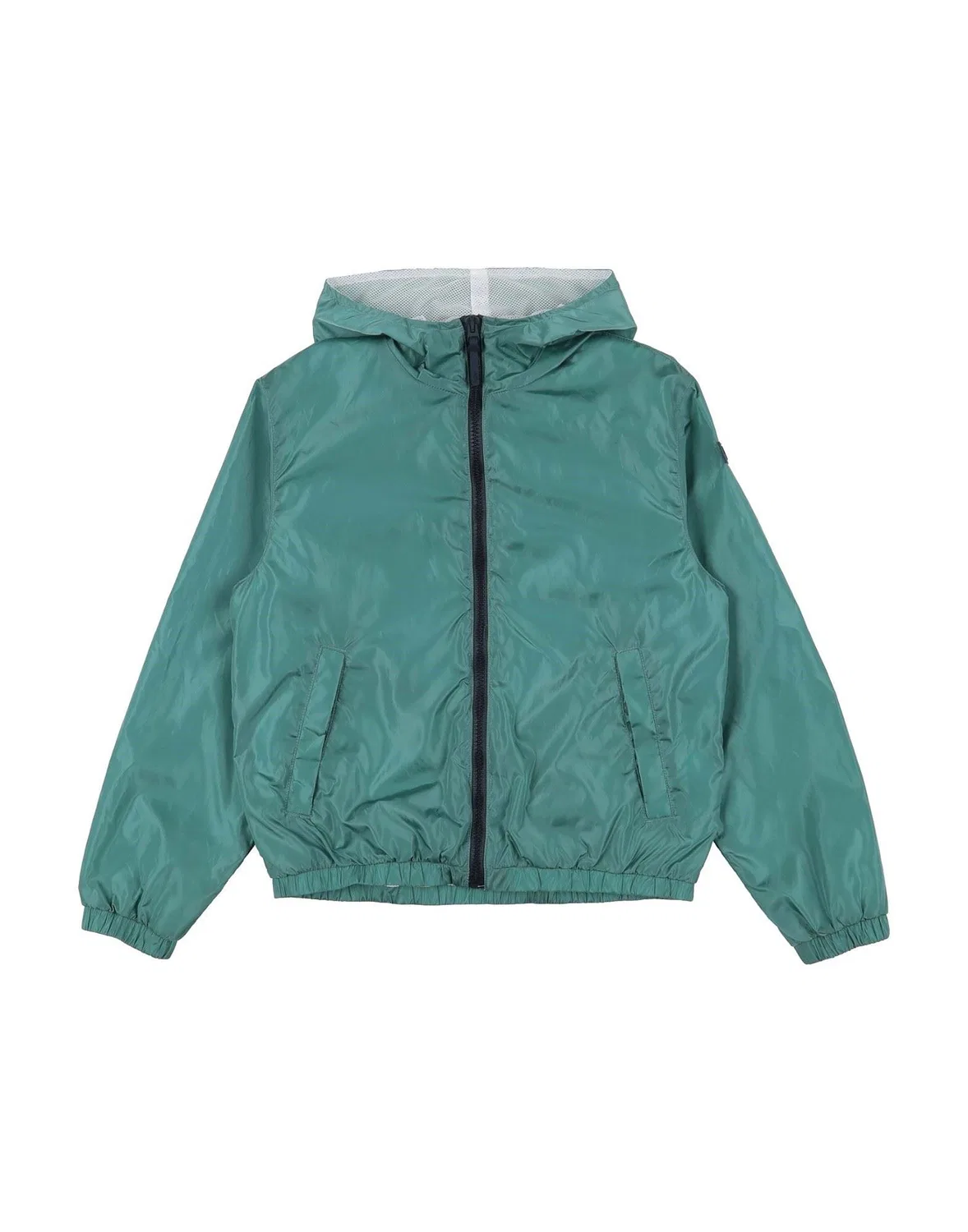 Детская куртка из техно-ткани с принтом Il Gufo, Deep Teal