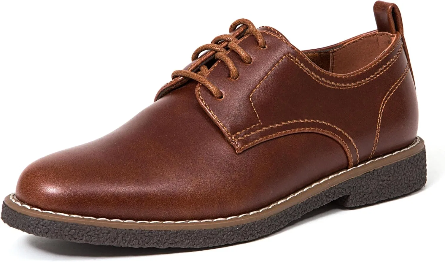 Детские оксфорды на шнуровке Deer Stags, Redwood/Dark Brown Zander