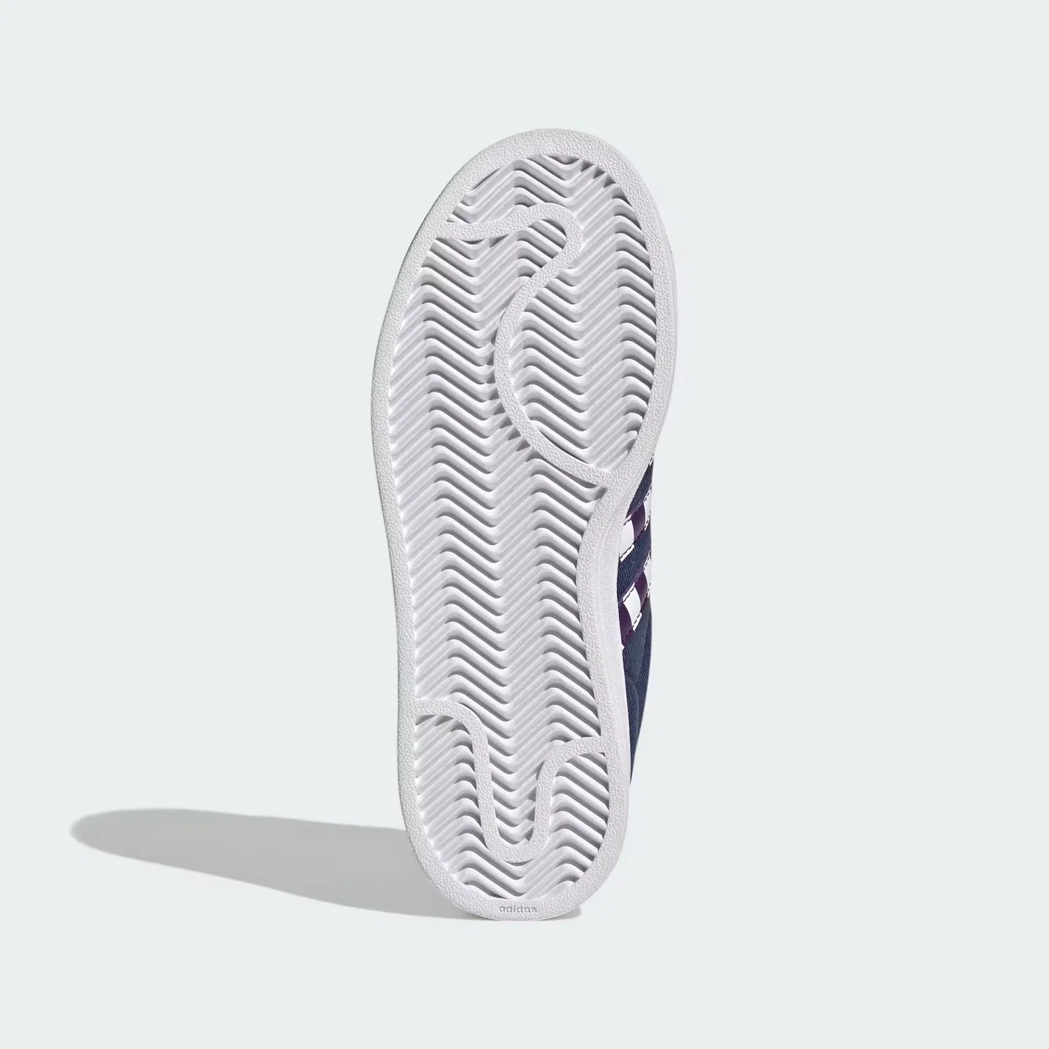 Детские кроссовки на шнуровке Brawl Stars Superstar II Adidas Originals, темно-синий/фиолетовый/белый — фото 3