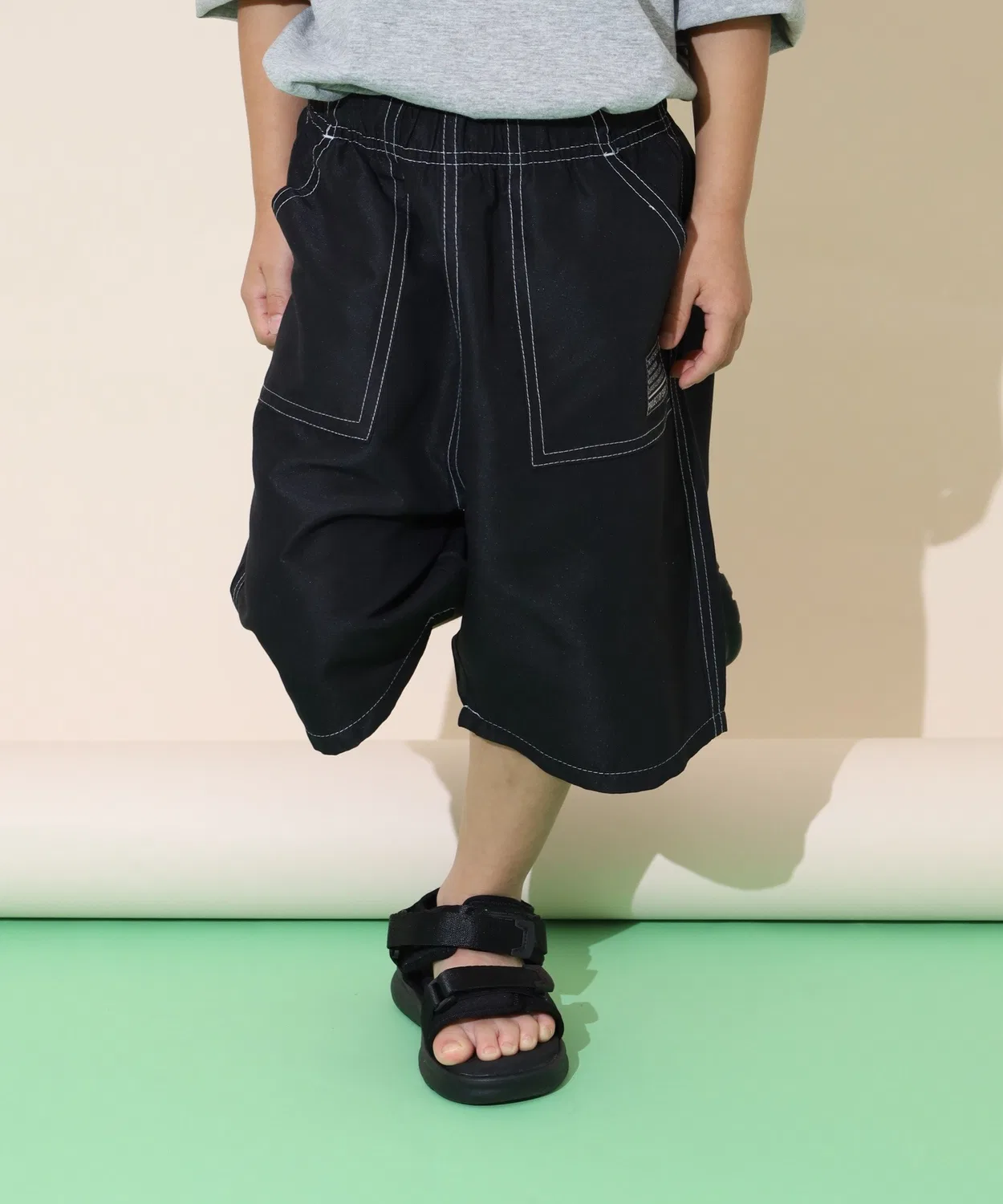 Детские шорты-карго с утягивающим поясом, модель Daily Short Pants FUNALIVE, Dark Navy — фото 3
