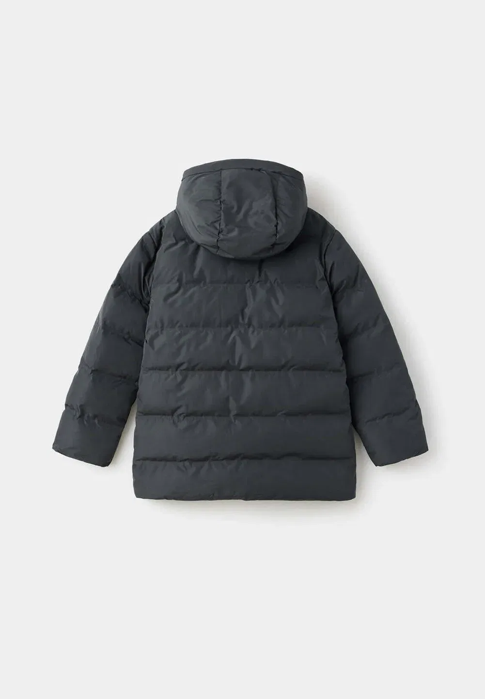 Детская зимняя куртка Mango Kids, Charcoal — фото 2