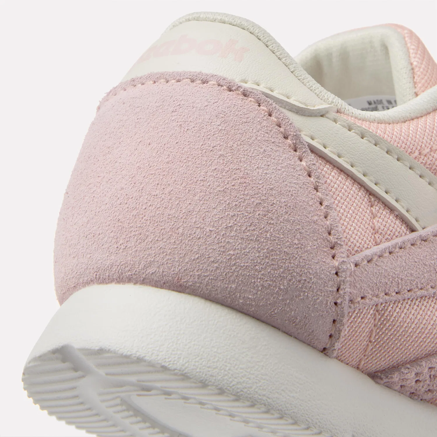 Детские кроссовки для мальчиков Classic Nylon Reebok, Purepink Chalk Chalk — фото 2