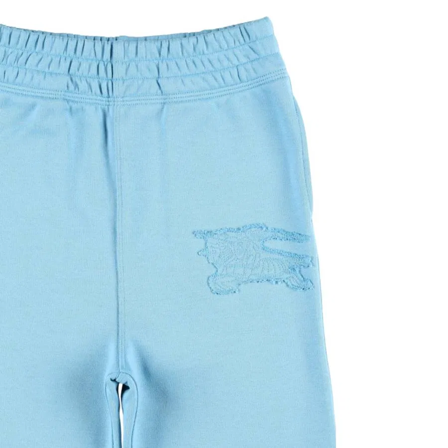 Детские спортивные брюки с вышивкой EKD Jackson Burberry, Sea Blue — фото 3