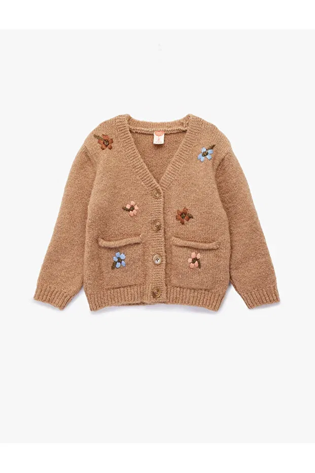 Детский кардиган с длинным рукавом Koton, Brown