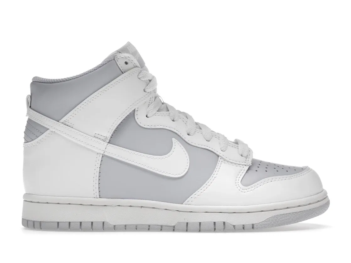 Детские кроссовки Lifestyle Nike Dunk High, Summit White/Summit White/Pure Platinum/Pure Platinum