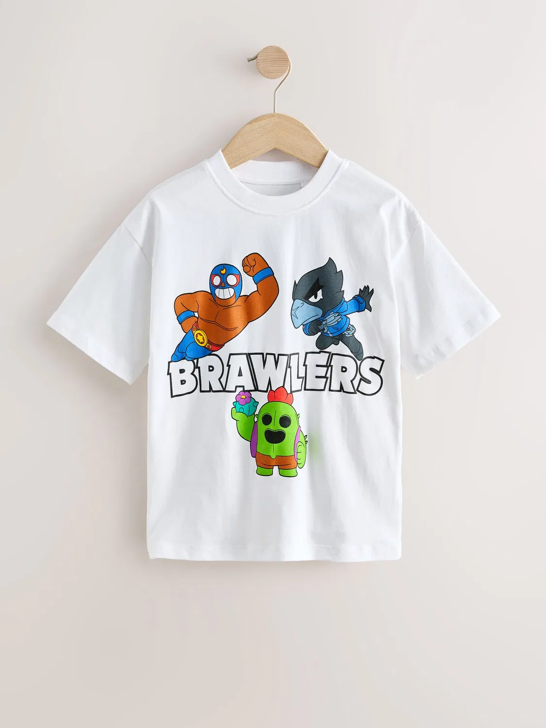 Футболка с Brawl Stars, белая Next