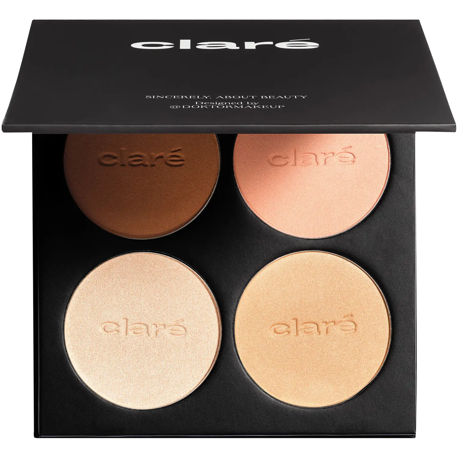 Claré Makeup Surgery палетка для контурирования лица для рыжеволосых Имбирь, 32 г — фото 2