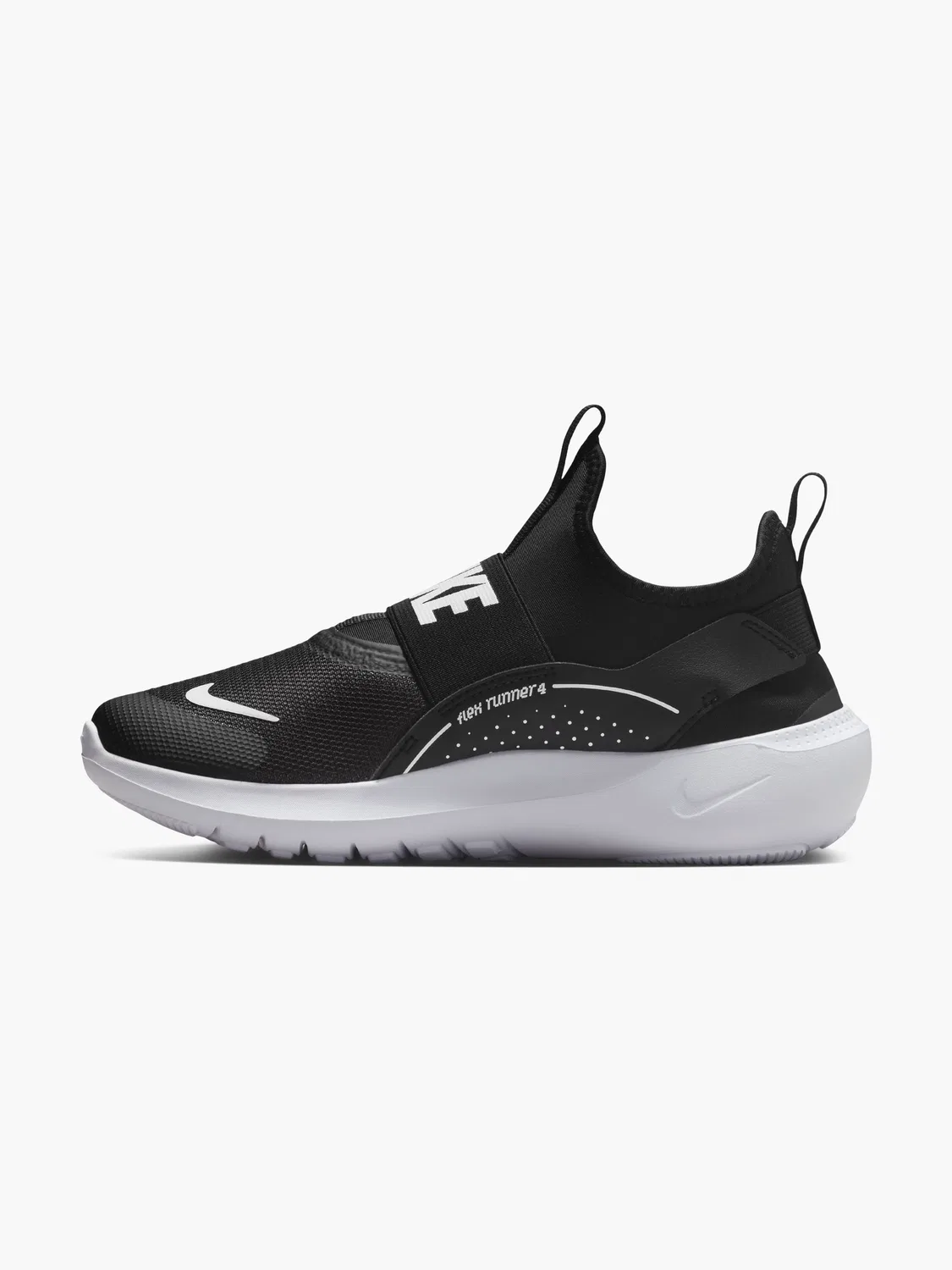 Детские беговые кроссовки с низким весом Nike Flex Runner 4 GS, черный — фото 3