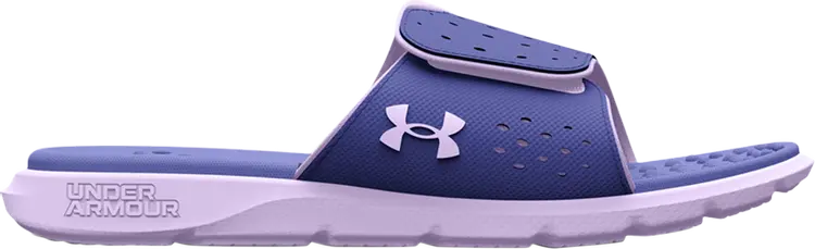 Сандалии Under Armour Wmns Ignite Pro Slide Baja Blue Nebula Purple, синий