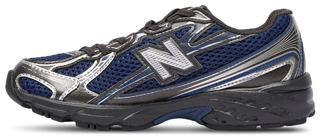 Кроссовки для мальчиков 740 New Balance, цвет Black/Silver/Blue — фото 2
