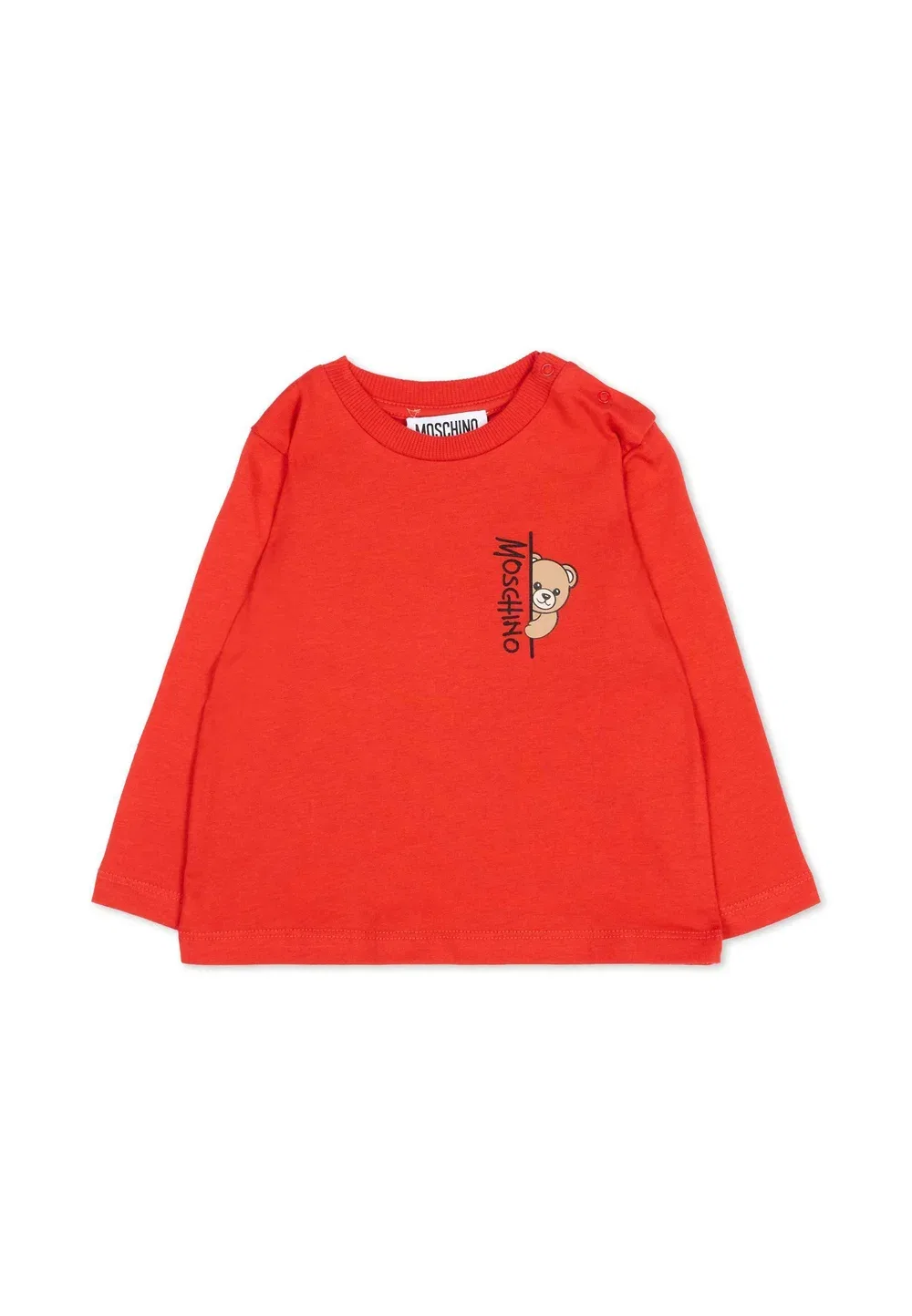 Футболка унисекс с длинными рукавами Moschino, Red